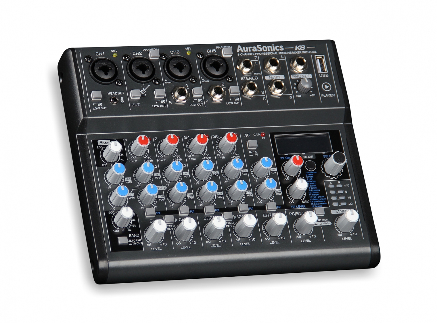 AuraSonics K8 компактный микшерный пульт в Липецкой области