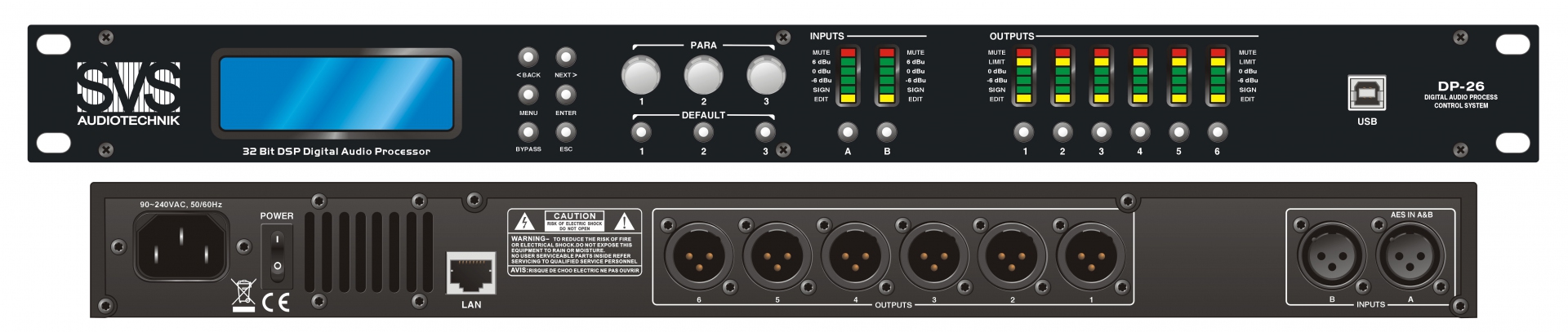 SVS Audiotechnik DP-26 Цифровой процессор: 2 входа 6 выходов в Липецкой области