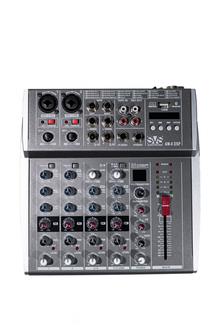 SVS Audiotechnik mixers AM-6 DSP Микшерный пульт аналоговый, 6-канальный SVS Audiotechnik mixers в Липецкой области