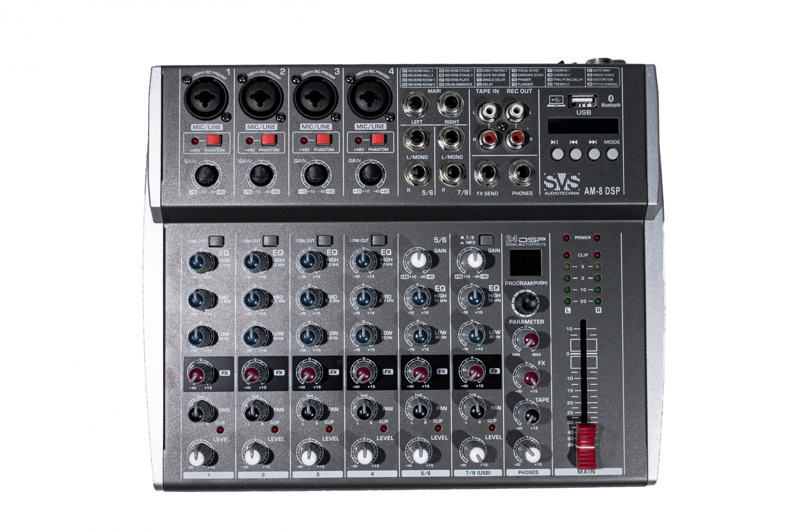 SVS Audiotechnik mixers AM-8 DSP Микшерный пульт аналоговый, 8-канальный в Липецкой области